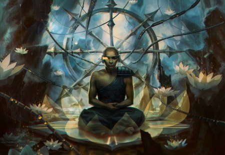 Modern Buddha - Modern, CG, ancient, Buddha