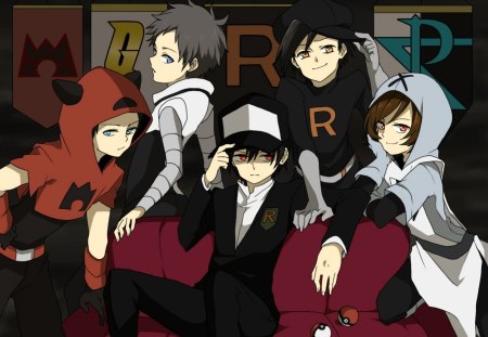 pokemon protaganist crossover - poke, pokemon, red, ash, pok