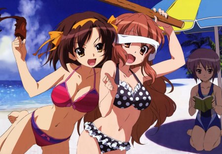 Anime - anime, bathing, suit, hot