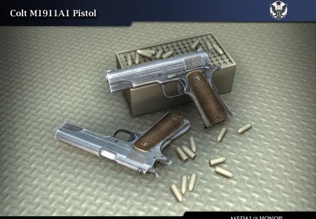 Colt 1911 - guns, ww2