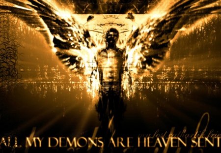 Heaven Sent Demons - wings, winged