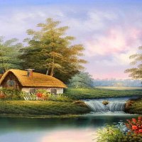 peaceful house