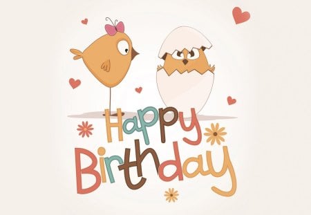 birthday words - event, bird, words, ege