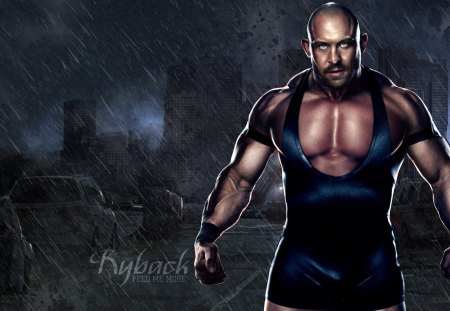 wwe - body, ryback, dark, fight, wwe