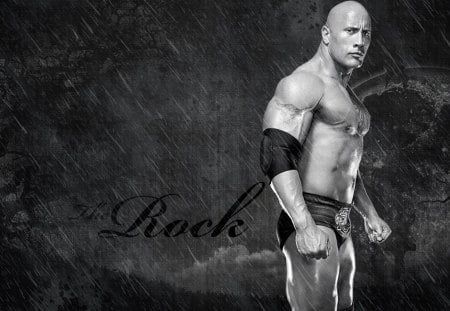 rock - fighter, rock, actor, wwe, man