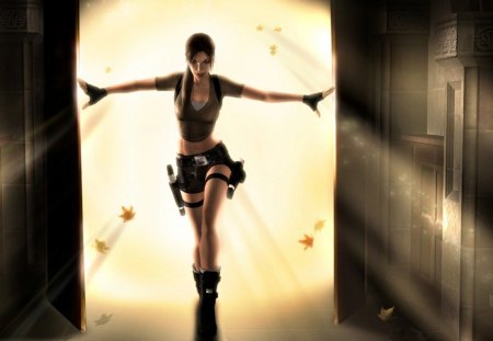 Lara Croft - tomb raider, games, lone, female, video games, lara croft, cg