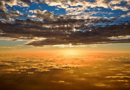 ~The Sky~ - nature, sky, sunset, landscape