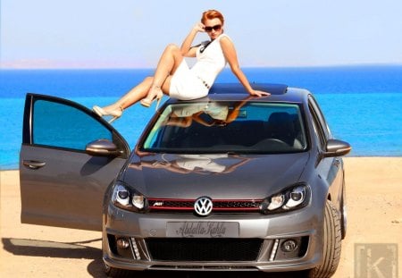 VW Golf VI by Kahla - Kahla, Golf VI, Egypt, Lianna