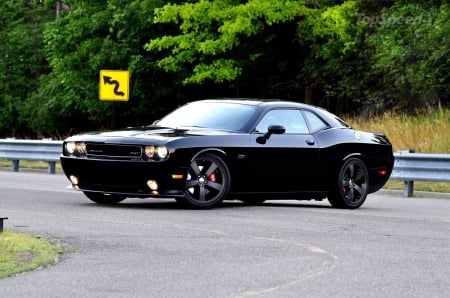 Pitch Black - mopar, challenger, 2011, srt 8