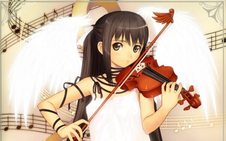 cute girl - violin, learn, cute, girl