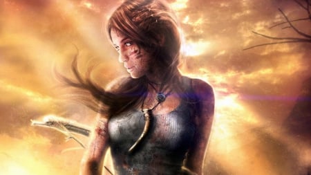 Lara Croft - female, lara croft, tomb raider, games, video games