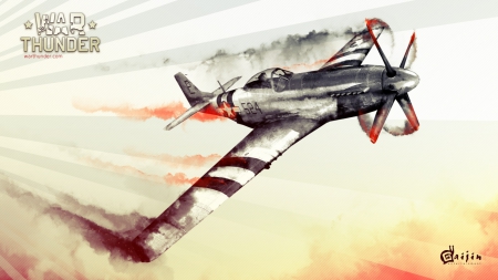 War Thunder - plane, War, air, Thunder