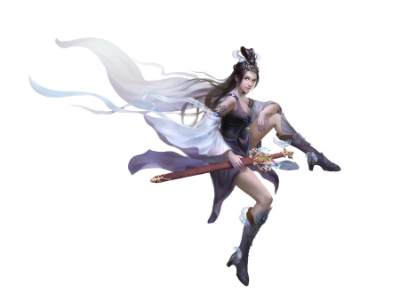 Witch - witch, fantasy, cg, warrior