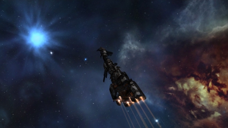 Spaceship in EVE On line - games, spaceship, sci-fi, space, mmog