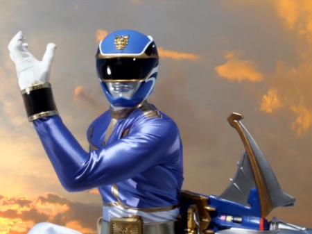 power rangers mega force wallpaper blue ranger - ranger, power, blue, wallpaper