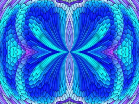 BUTTERFLY EFFECT - ART, BLUE, ABSTRACT, BUTTERFLY