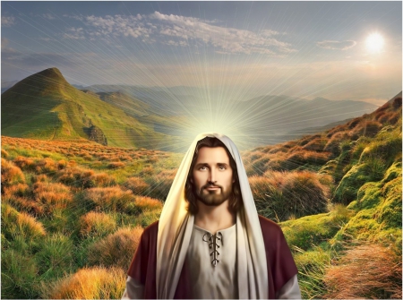 Jesus the LORD - christ, god, field, jesus