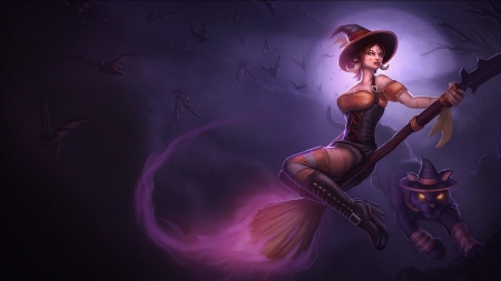 Witch on a Broom