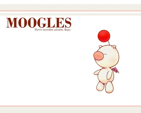 Hi Kupo!!! - fantasy, square enix, kingdom hearts, moogle, cute, adorable, final fantasy, video game