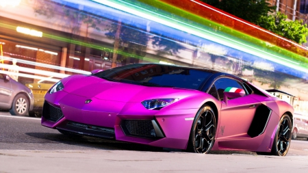 Pink Lamborghini - lamborghini, pink lamborghini, lambo, pink