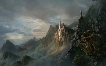 Lost Castle - cg, abstract, fantasy, lost, castle