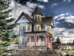 gorgeous colorful vacation home hdr