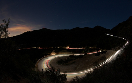 Nightscape - stars, nightscape, starry night, cityscape, city at night