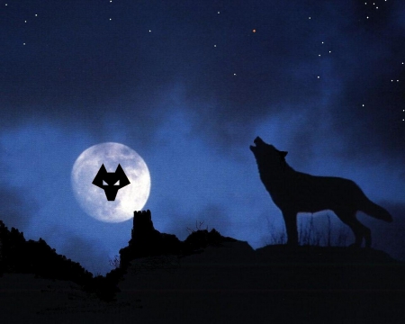 Wolves Moon - wwfc, moon, england, wanderers, wallpaper, screensaver, wolverhampton, soccer, wolf, wolves, wolverhampton wanderers, football, fc