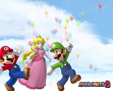 Mario Party 8 - mario, luigi, mario party 8, peach