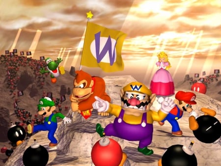 B-omb Warzone - Mario, Wario, Peach, Donkey Kong, Mario Party, Luigi, Yoshi, B-omb