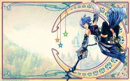 Aqua - Kingdom Hearts Birth By Sleep, Aqua, Kingdom Hearts, Charms, Blue