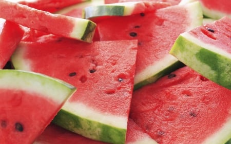 Watermelon Still Life - still, watermelon, abstract, life, pink, bunch, sweet, fruit