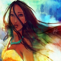 Pocahontas Watercolors