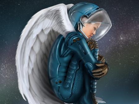 Sci FI Angel - wings, angel, fi, sci