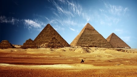 The Pyramids - egyptian, the pyramids, egypt, egyptian pyramids