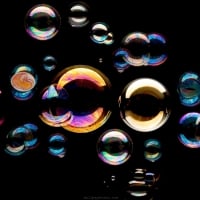 Colorful Bubbles Still Life