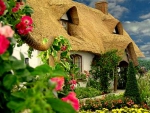 flower garden cottage