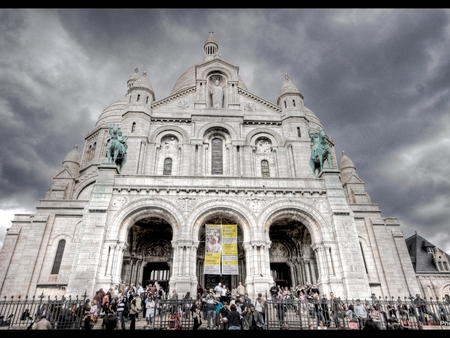 Basilique SacrÃ©-Coeur, Paris - paris, catholic, roman, church, landmark