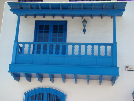 	a house in canarias - house, canarias, blue