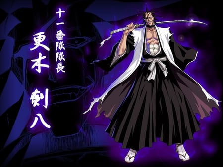 zaraki - anime, captain, bleach