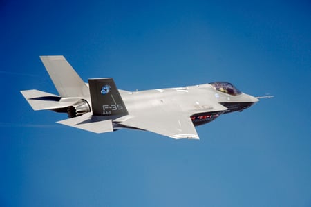 F 35 Test Flight - wing, pacific, firepower, plane, military