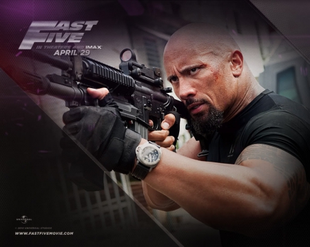 fast five - rock, the, johnson, movie