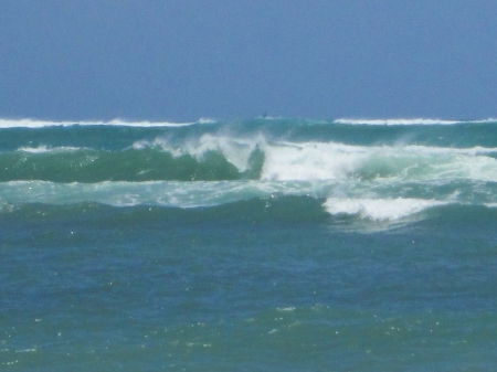 Rollin Waves - white, water, waves, ocean, caps