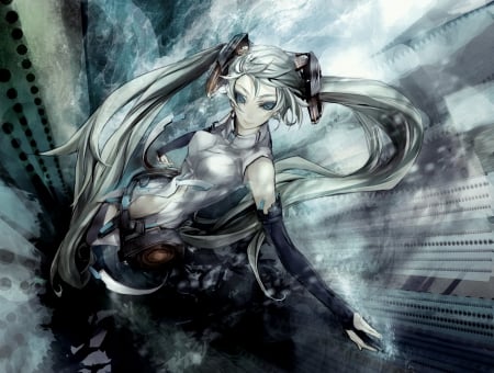 Drac Mode - girl, cool, vocaloid, miku, icy