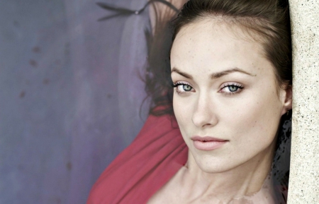 Olivia Wilde  - pink, water, beauty, model, actress, olivia wilde, pool, blue eyes, woman