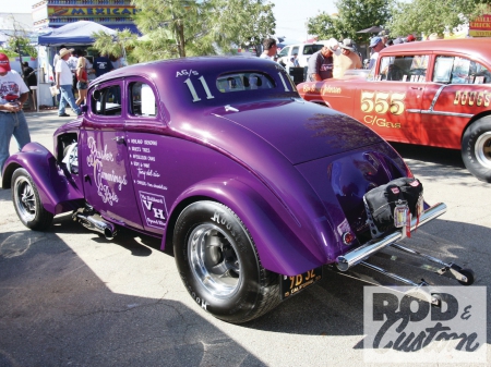 1933 Willys Gasser - gasser, ford, purple, classic