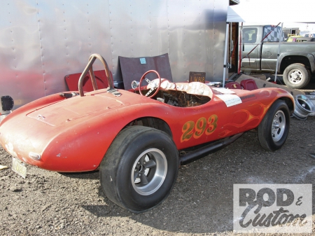 1980 Devin With 1956 Chevrolet Chassis - chevy chassis, red, classic, racer