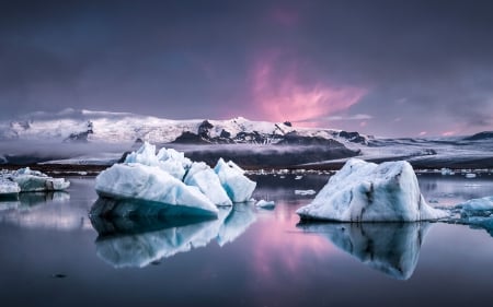 Iceland Glacier - iceland glacier, lagoon iceland, iceland, glacier