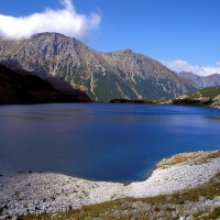 Czarny Staw In Tatra National Park In Poland