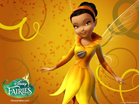 Tink Friend - green, black, yellow, gold